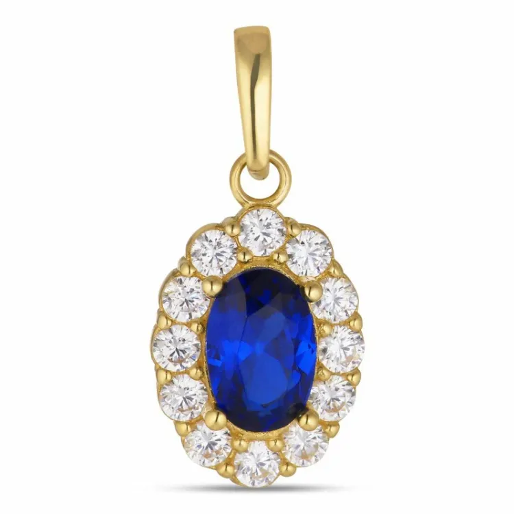 rosett zirkon anheng i 8 karat