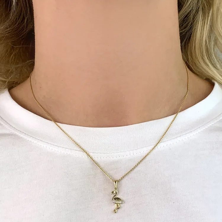 flamingo zirkon anheng i 8 karat - Gold Collection