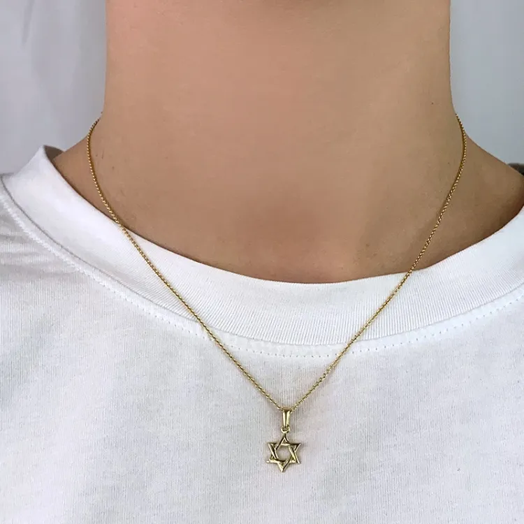 davidstjerne anheng i 8 karat - Gold Collection