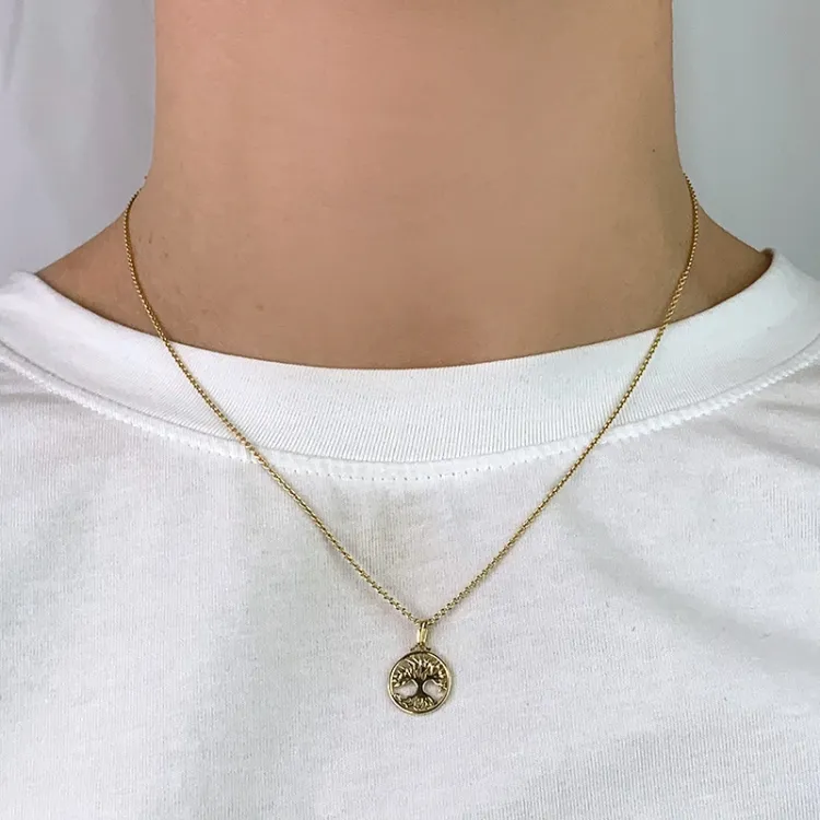 11,5 mm livets tre anheng i 8 karat - Gold Collection