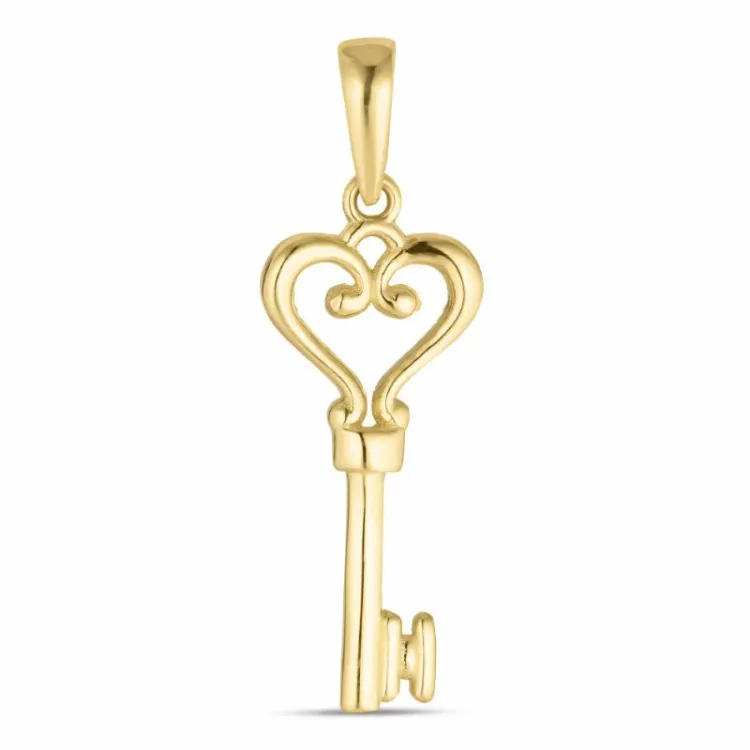 nøkkel anheng i 8 karat - Gold Collection