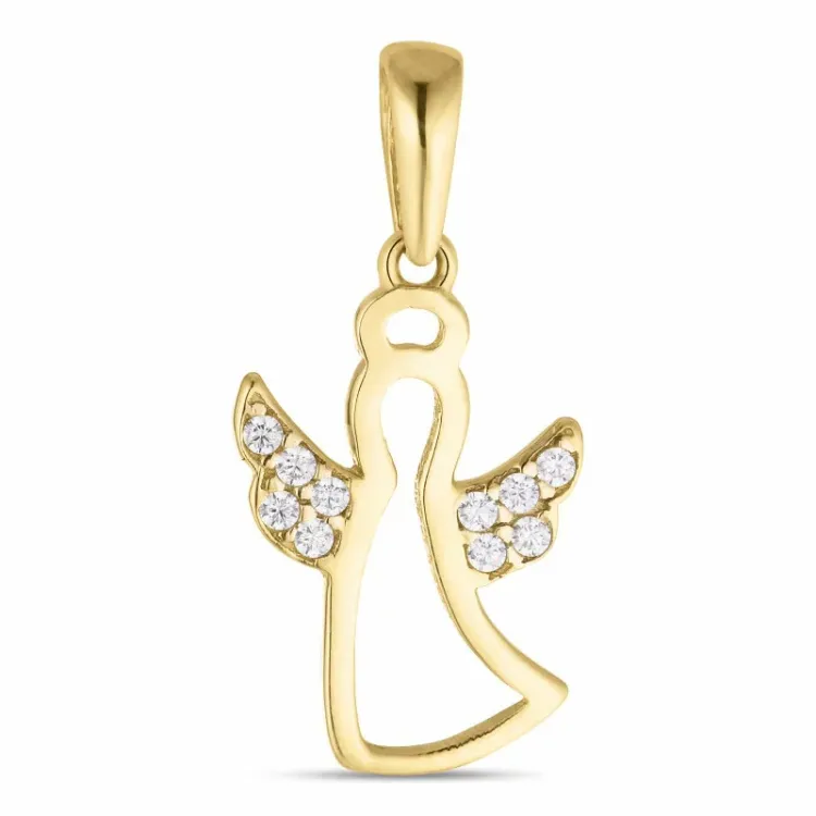 engel zirkon anheng i 8 karat - Gold Collection