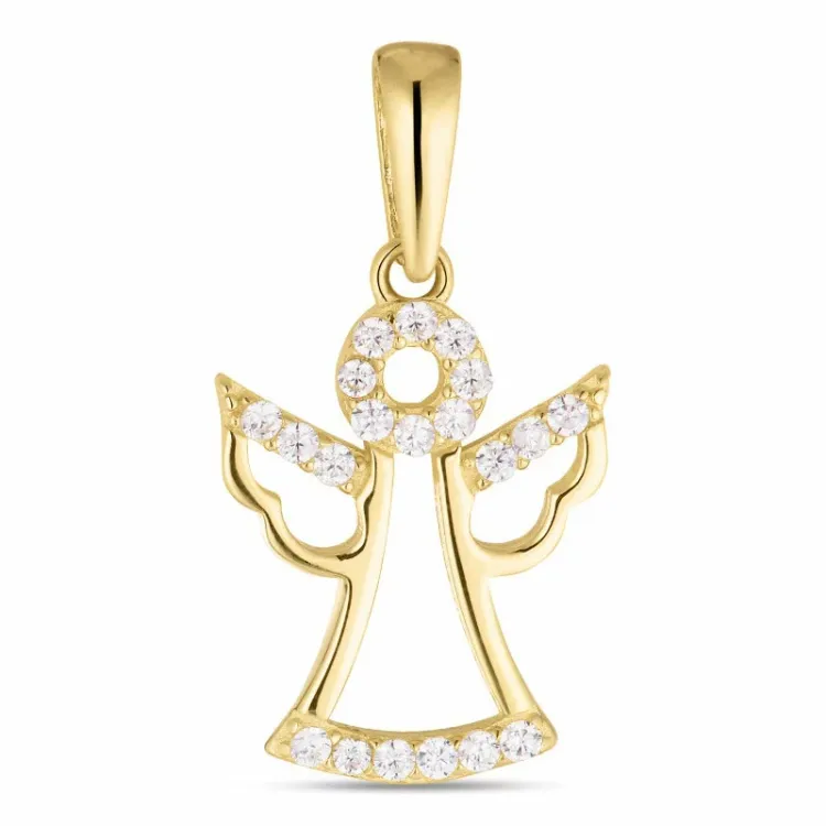 engel zirkon anheng i 8 karat - Gold Collection