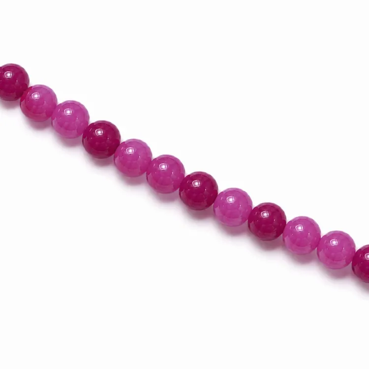 rosa turmalin armbånd i forgylt stål - AURA