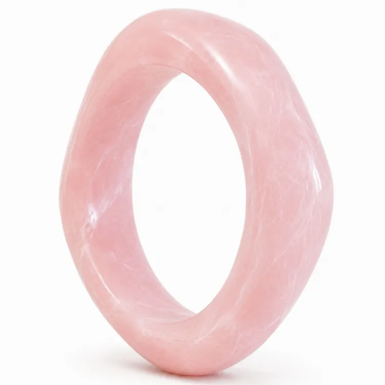 rosa bangle i resin - AURA