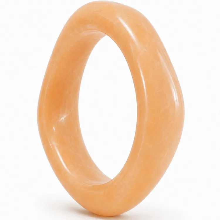 oransje bangle i resin - AURA