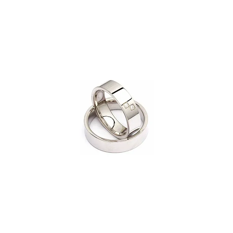 Gifteringer i sølv 0,030 ct