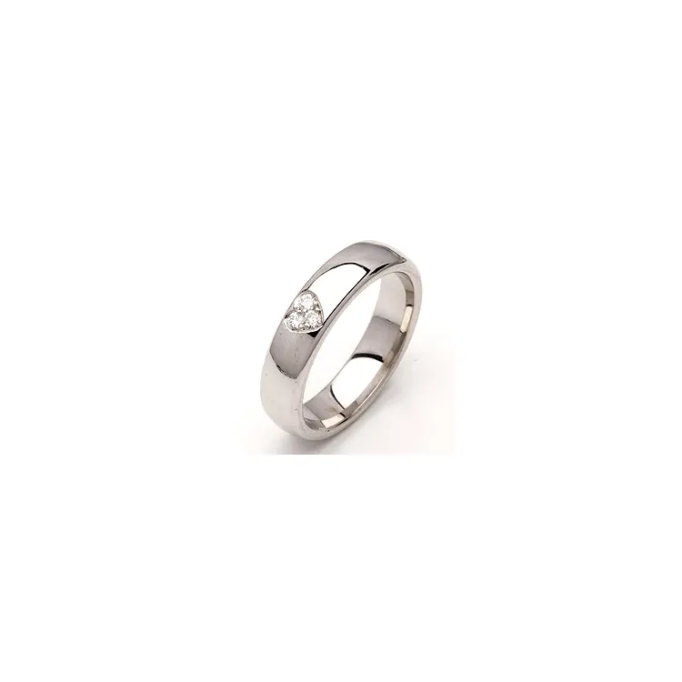 Giftering i sølv 0,075 ct