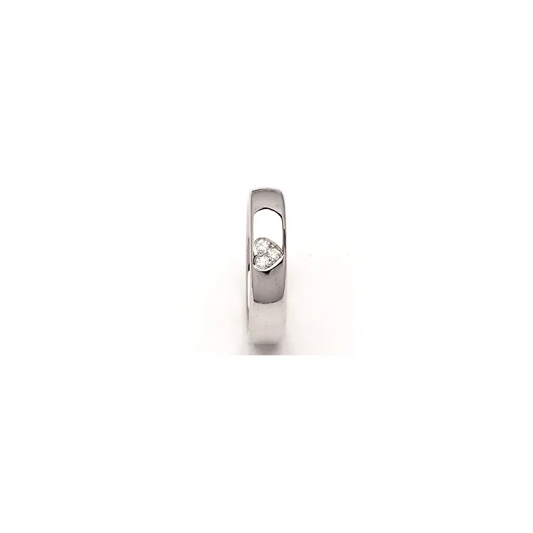 Giftering i sølv 0,075 ct