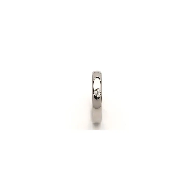 Giftering i titanium 0,03 ct