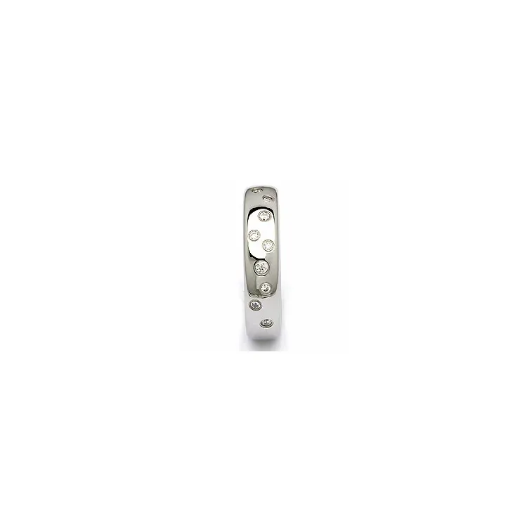 Giftering i stål 0,126 ct