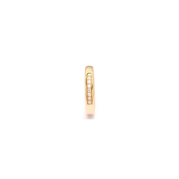 Giftering i 14 karat gull 0,116 ct