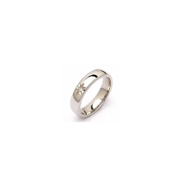 Giftering i sølv 0,020 ct