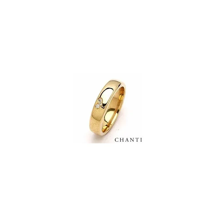 hjerte giftering i 9 karat gull 0,037 ct