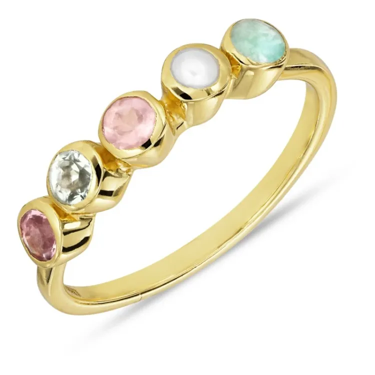 multifarget ring i sølv - Bubbly Twist