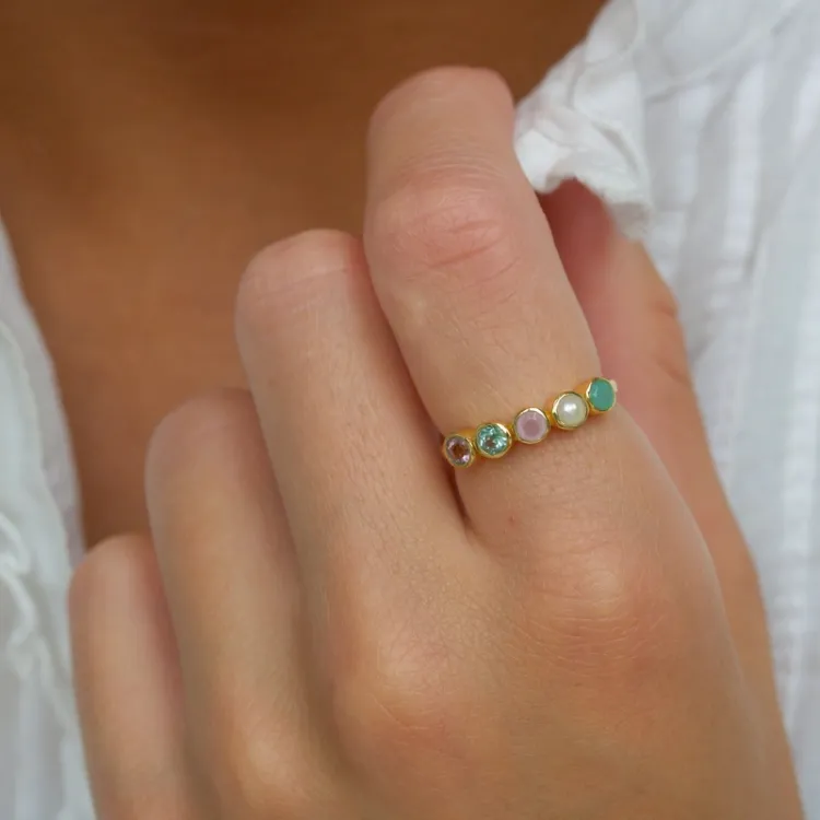 multifarget ring i sølv - Bubbly Twist