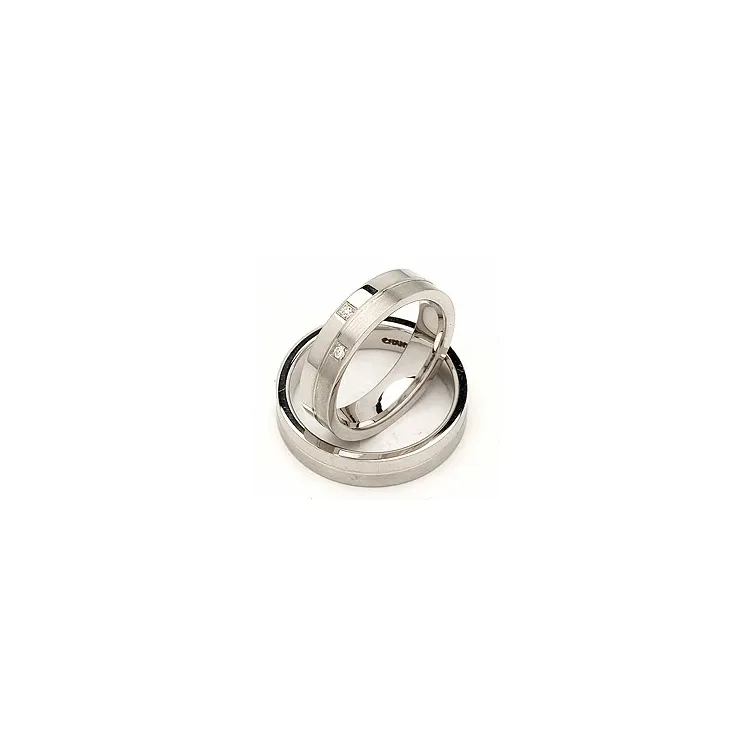 Gifteringer i sølv 0,028 ct