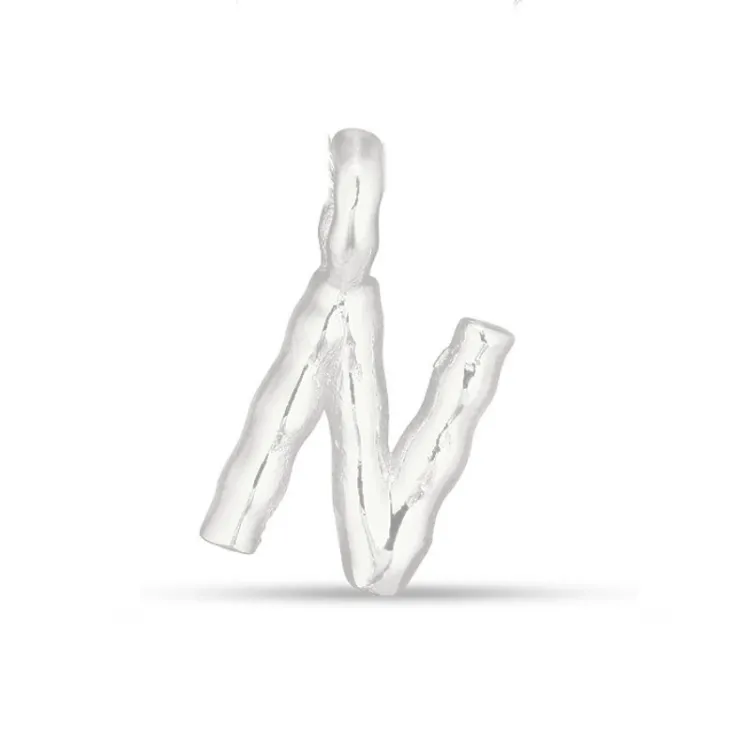 bokstav n anheng i sølv - My Letter