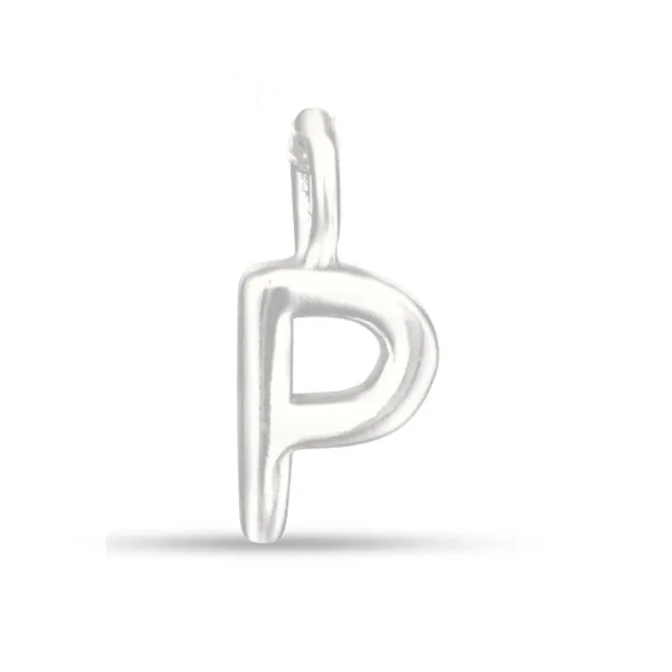 bokstav p anheng i sølv - My Letter
