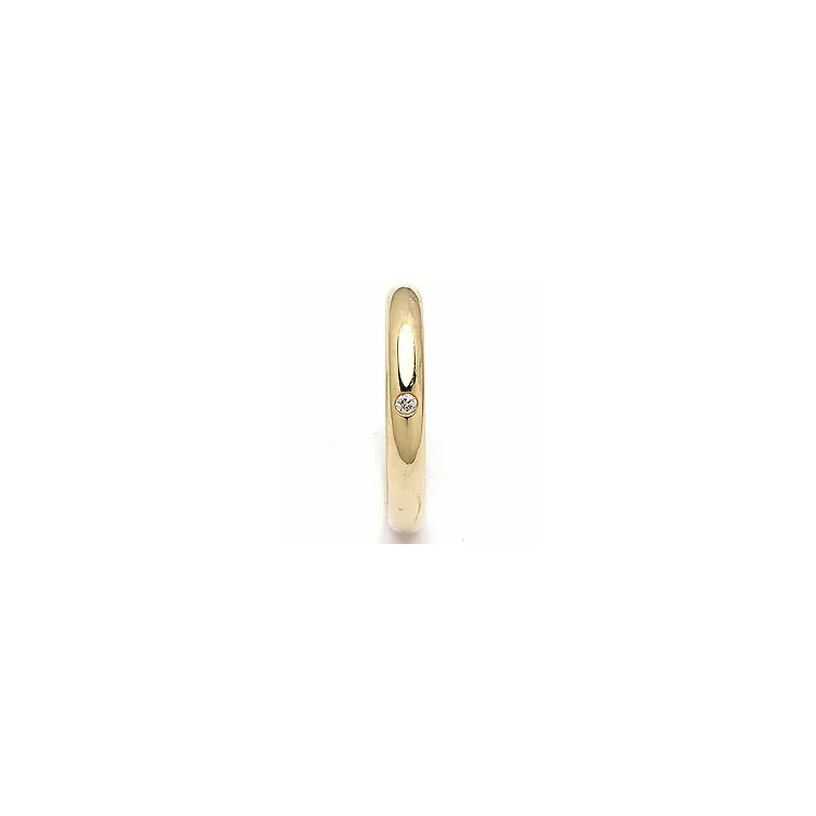 Giftering i 9 karat gull 0,02 ct