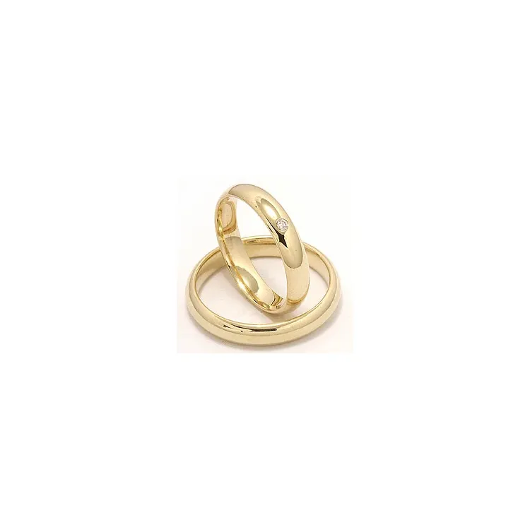 Gifteringer i 9 karat gull 0,02 ct