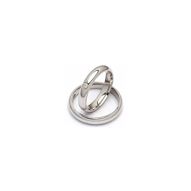 Gifteringer i sølv 0,05 ct