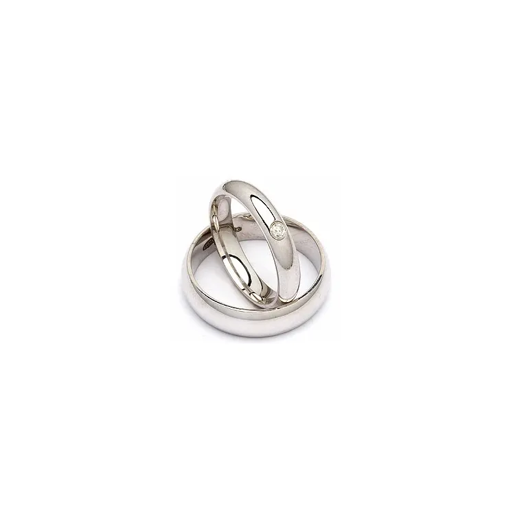 Gifteringer i sølv 0,05 ct