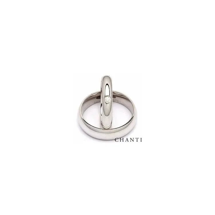 Gifteringer i sølv 0,05 ct