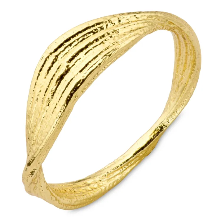 ring i forgylt messing - Eliné