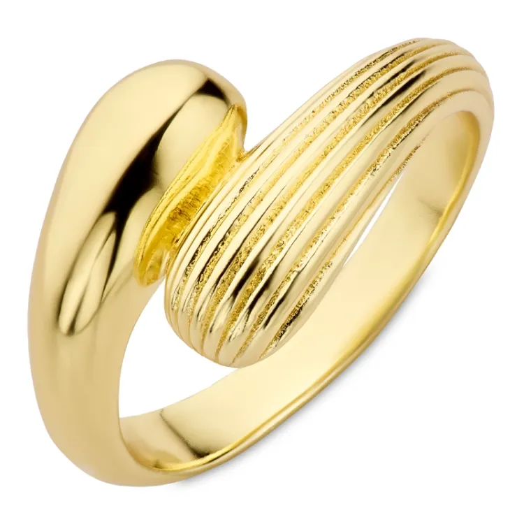 ring i forgylt messing - Eliné