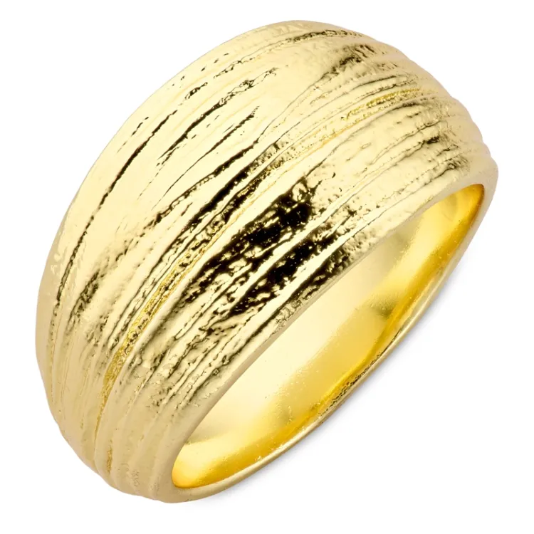 ring i forgylt messing - Eliné