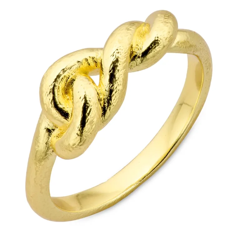 ring i forgylt messing - Eliné