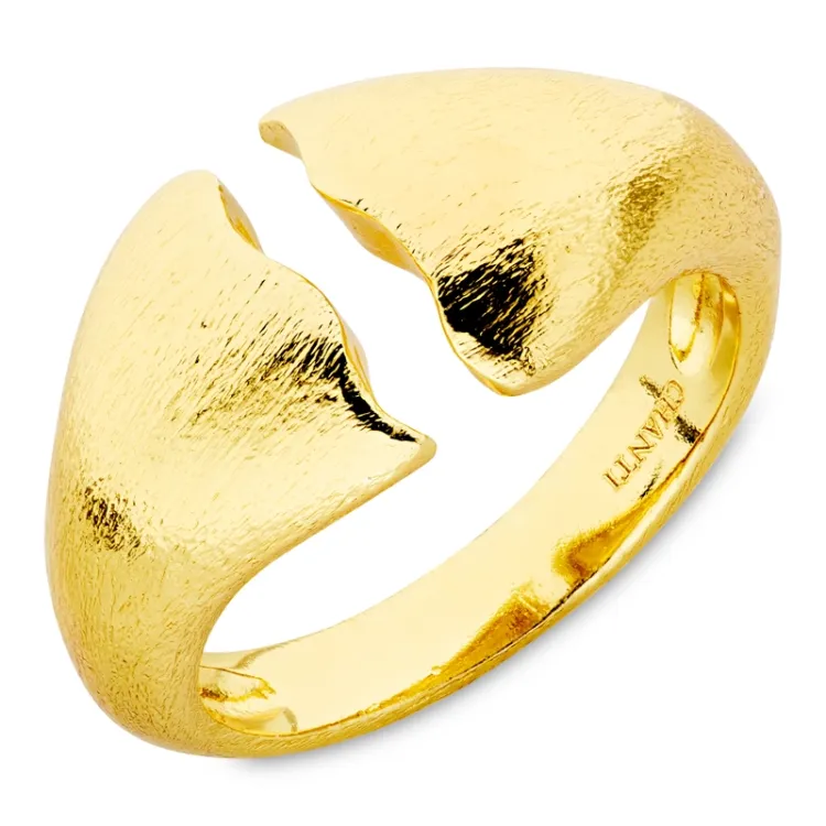 ring i forgylt messing - Eliné