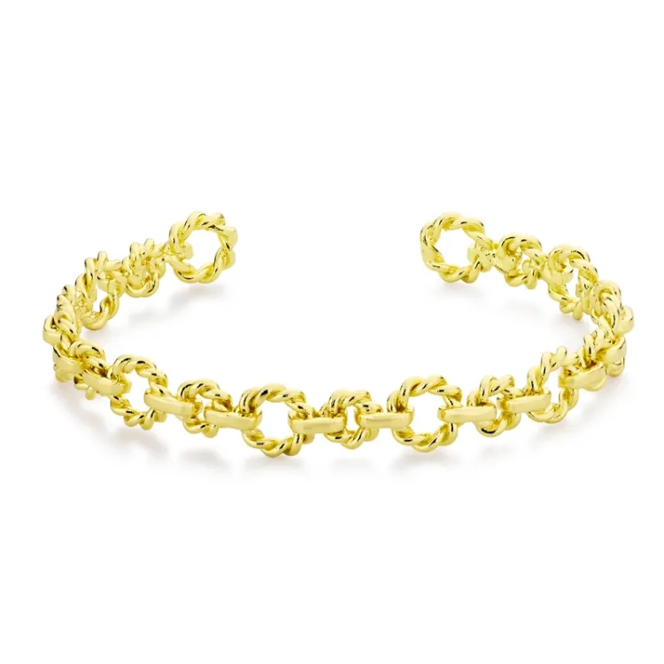 armbånd i forgylt messing - Eliné