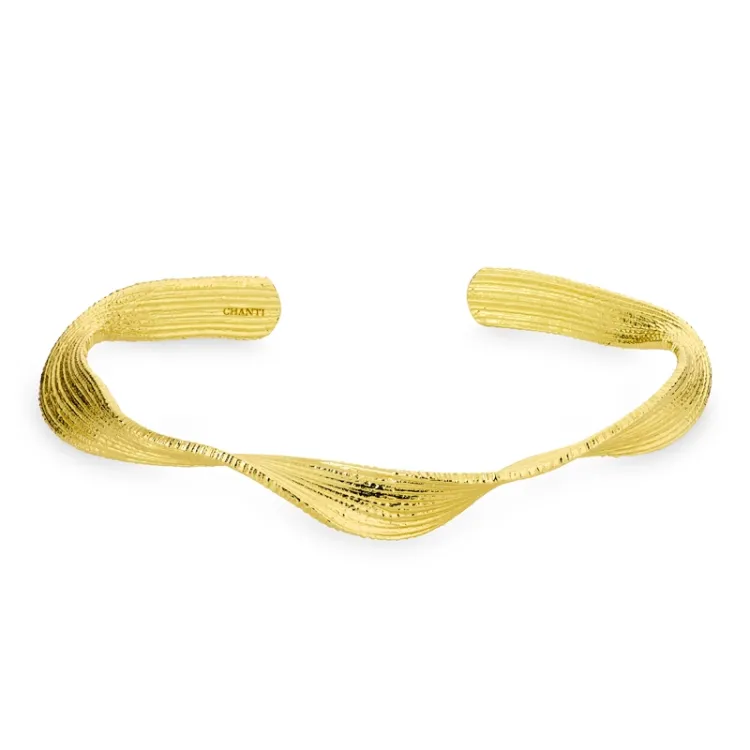 armbånd i forgylt messing - Eliné