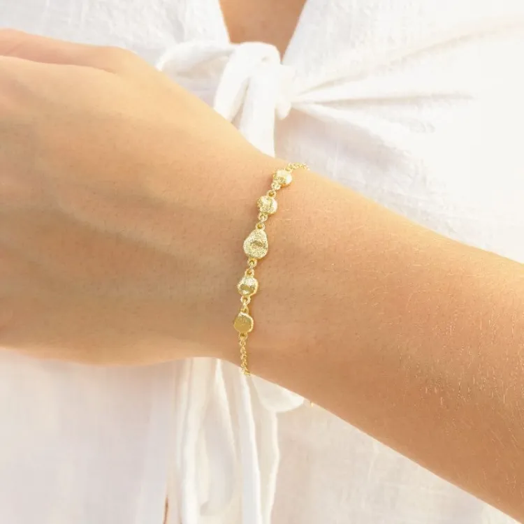 armbånd i forgylt messing - Eliné