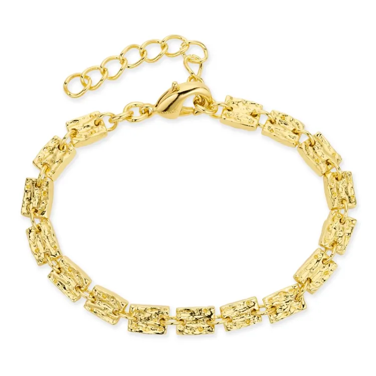 armbånd i forgylt messing - Eliné