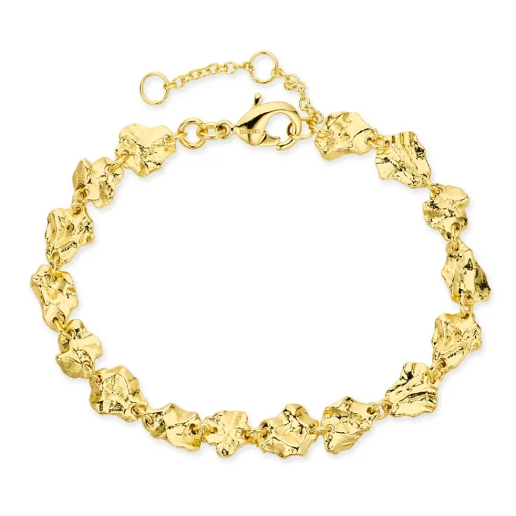 armbånd i forgylt messing - Eliné