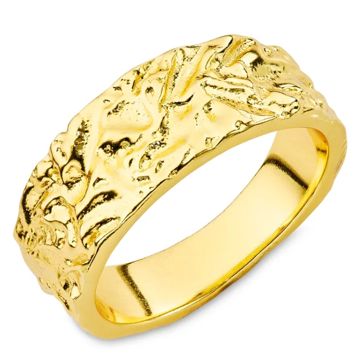 ring i forgylt messing - Eliné