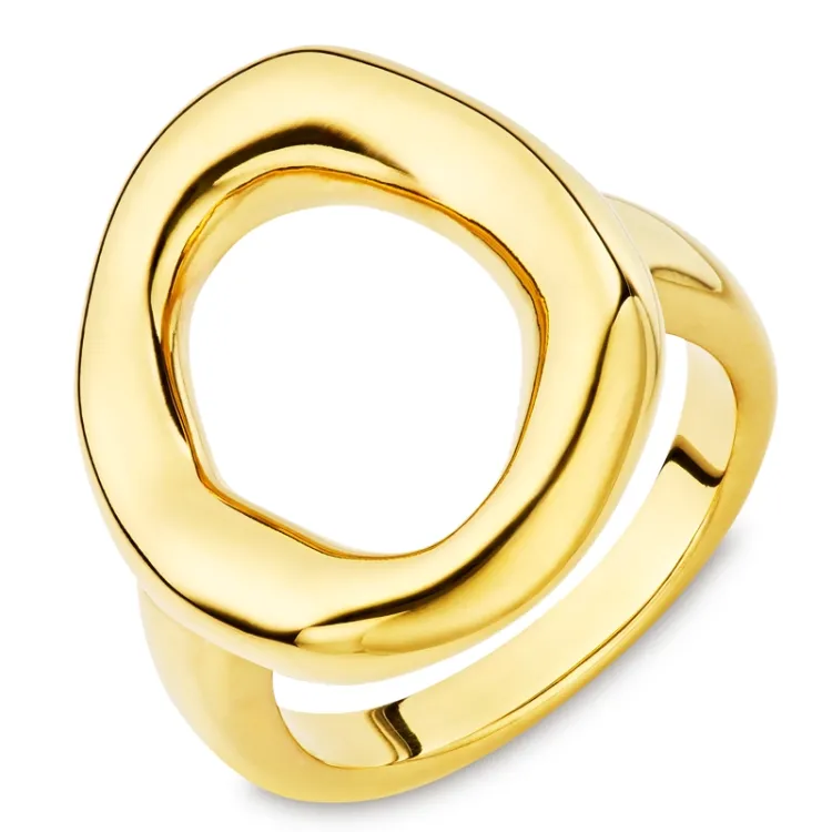 vanntett ring i forgylt stål - OCEANA