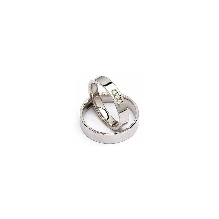 Gifteringer i sølv 0,060 ct