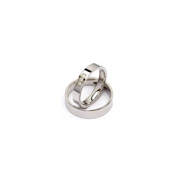 Gifteringer i sølv 0,060 ct