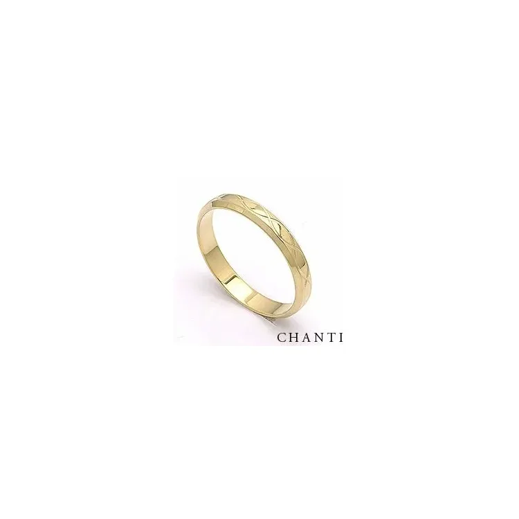 Giftering i 14 karat gull