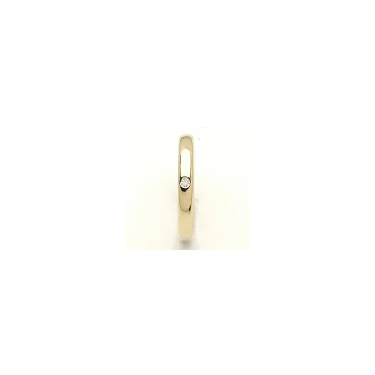 Giftering i 9 karat gull 0,02 ct