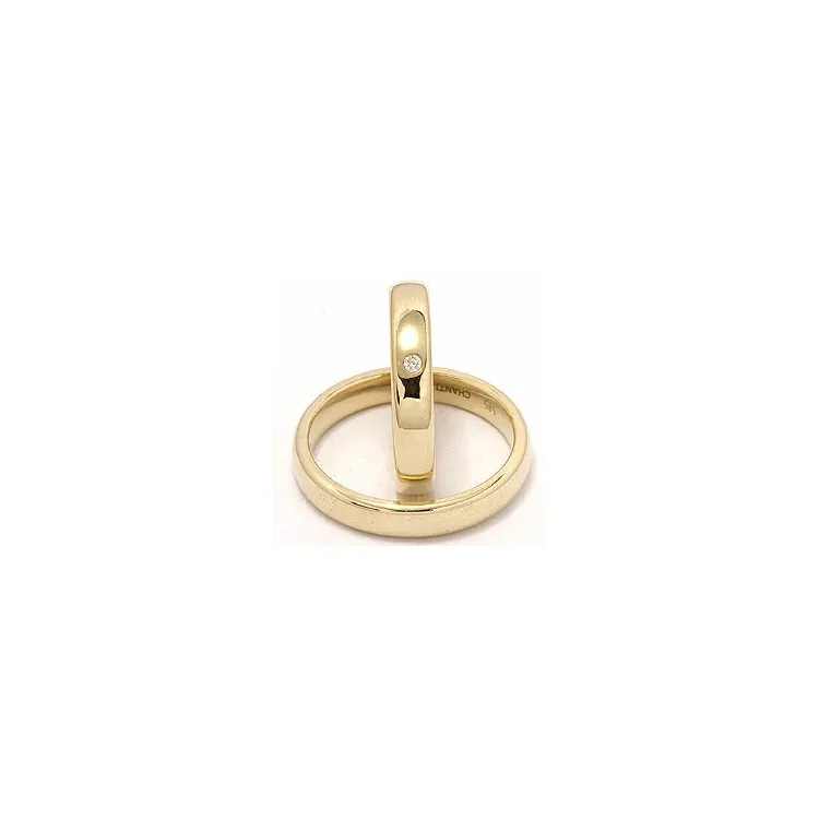Gifteringer i 9 karat gull 0,02 ct