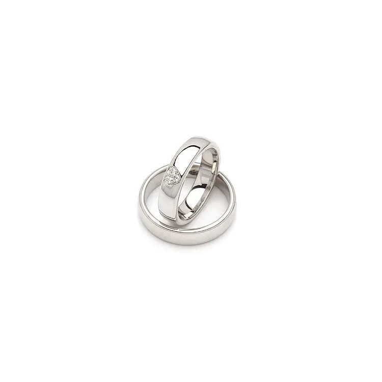 Gifteringer i sølv 0,075 ct