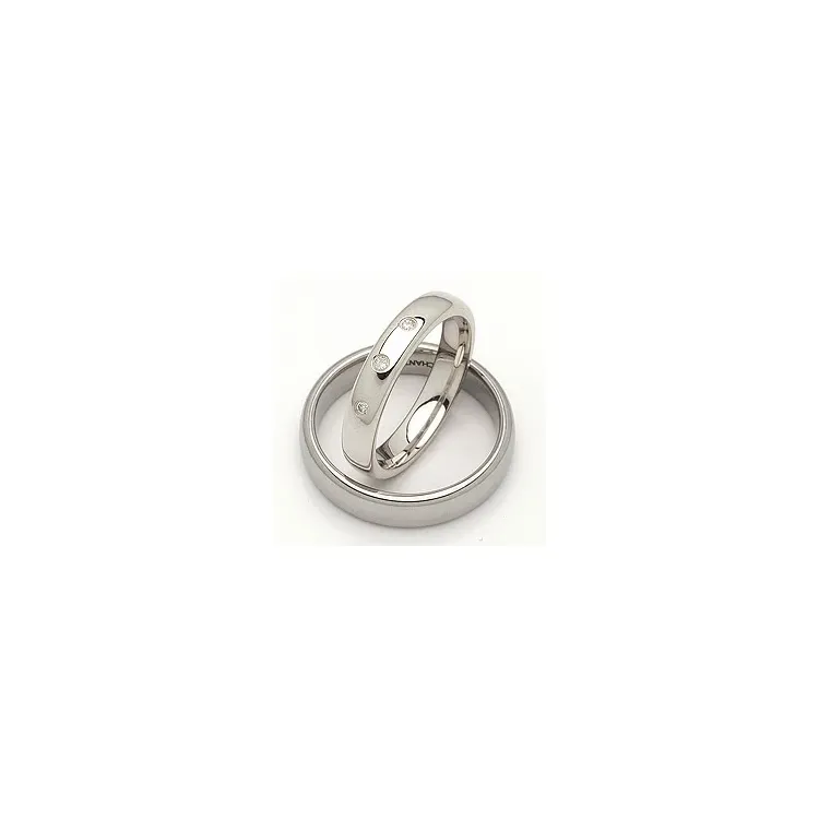 Gifteringer i sølv 0,045 ct
