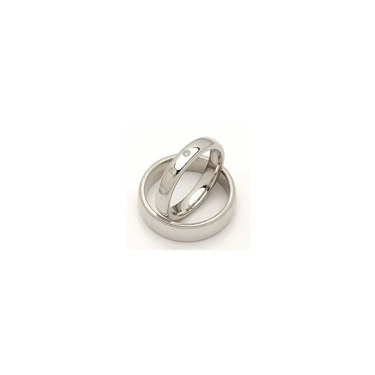 Gifteringer i sølv 0,045 ct
