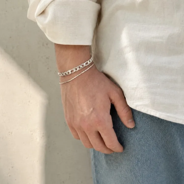 vanntett armbånd i stål  x 1,5 mm 
