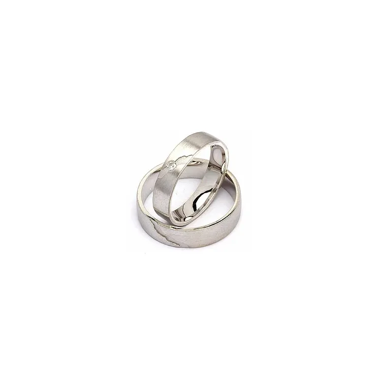 Gifteringer i sølv 0,035 ct